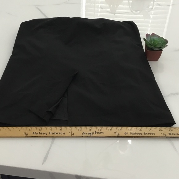 Calvin Klein Buckled Sheath Black Midi Dress - Picture 15 of 17